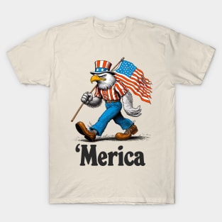 'Merica - USA Freedom Eagle T-Shirt